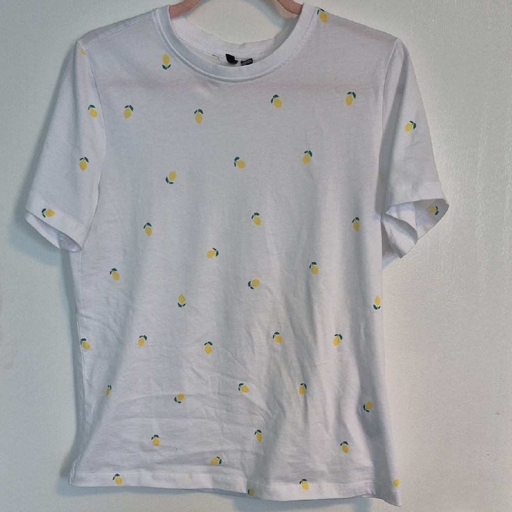 Vero Moda Lemon Print White Tee